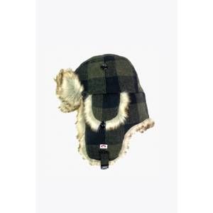 NEW APPAMAN boy's muscle trapper hat in olive